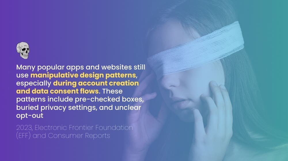 dark ux design deception