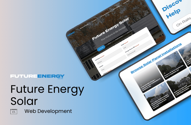 Future Energy Solar web development